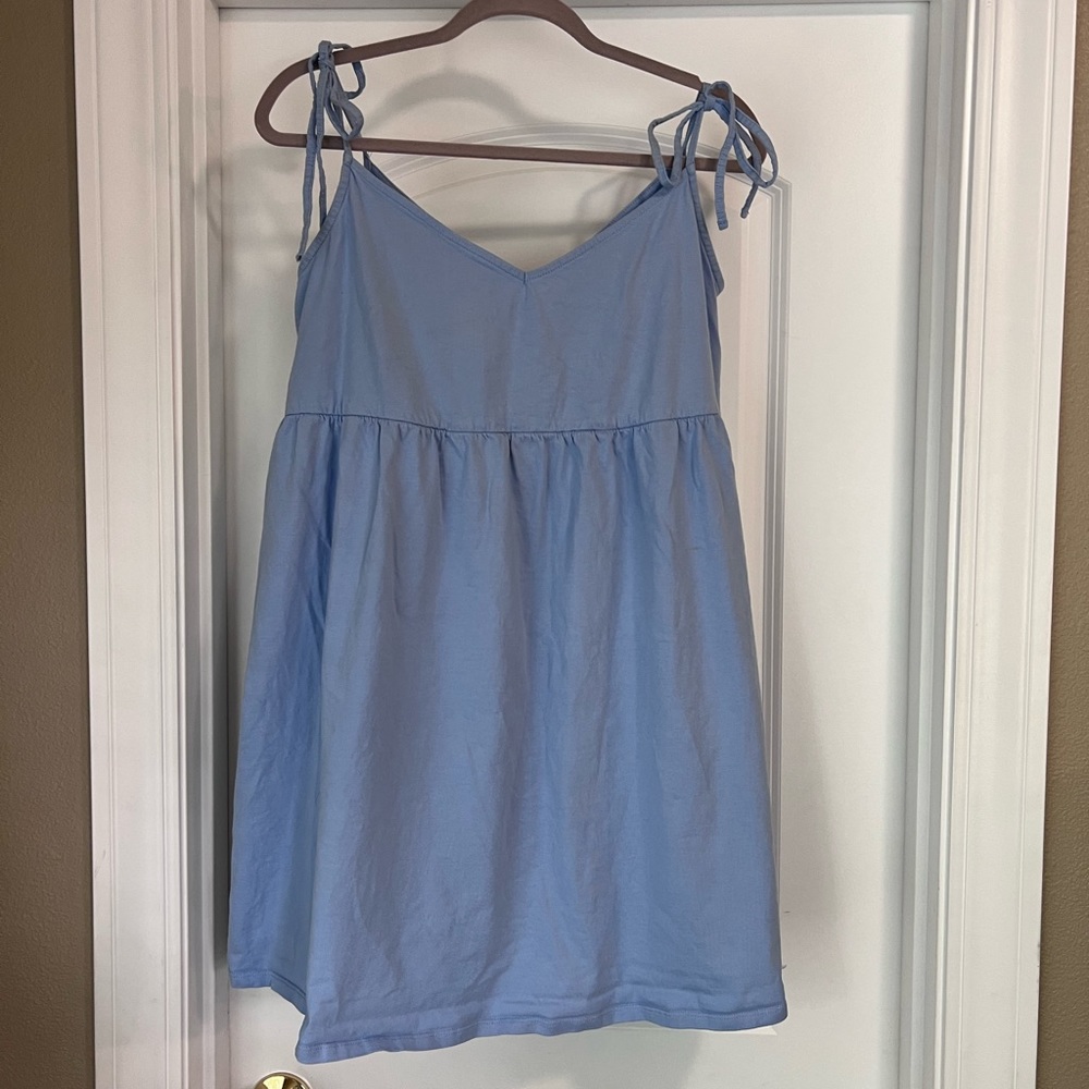 Mini baby blue Asos summer dress size 14
